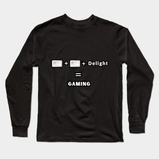 Gaming: Ctrl+Alt+Delight Long Sleeve T-Shirt